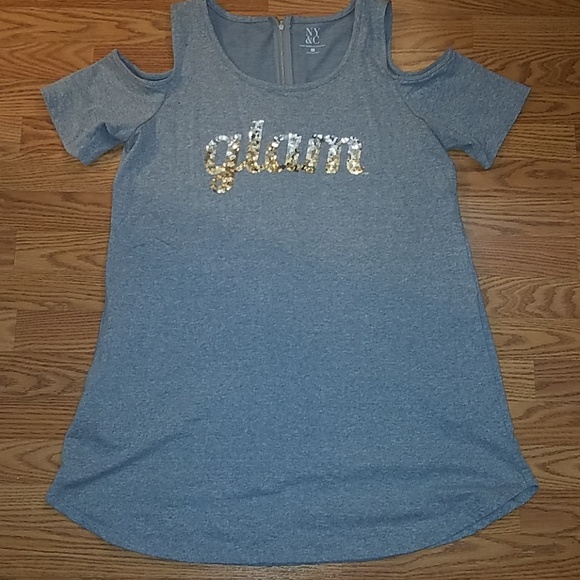 "Glam" Cold Shoulder Dress - Picture 2 of 3